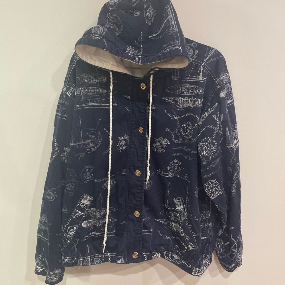 Men’s Mureli Stretch Rain Jacket Full Zip Button Up Windbreaker  Extra Large